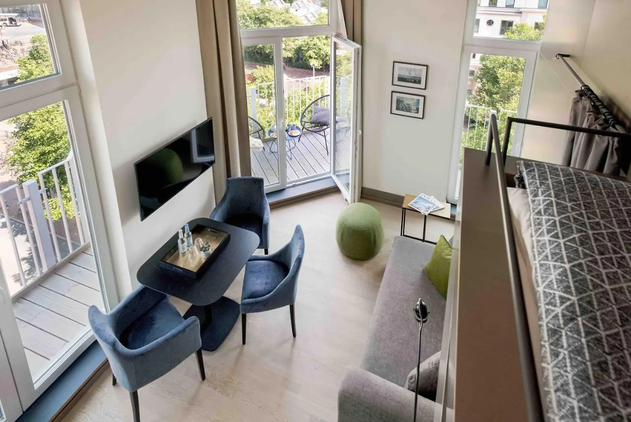 Lägenhetshotell Oberdeck Studio Apartments - Adults Only Hamburg-Harburg